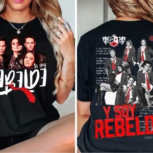 Yo soy rebelde tour 2023 t-shirt